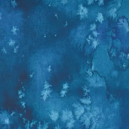 Blue Navy Flow Cotton Wideback Fabric Per Yard