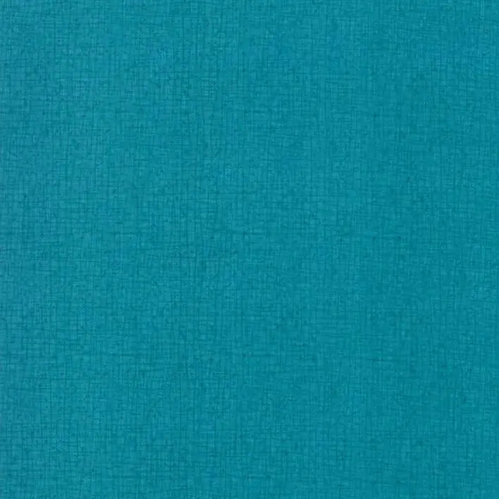 Blue Turquoise Thatched Cotton Wideback Fabric Per Yard