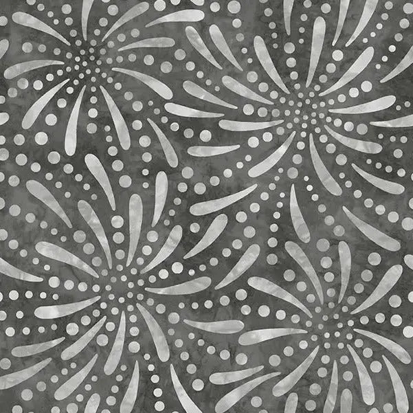 Gray Dark Fireworks Cotton Wideback Fabric - ( 7/8 Yard Pack )