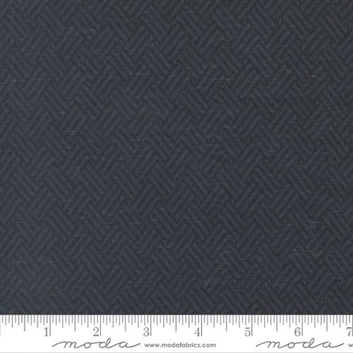 108" Prairie Gather Flannels Navy Basket Weave Wideback Fabric Per Yard