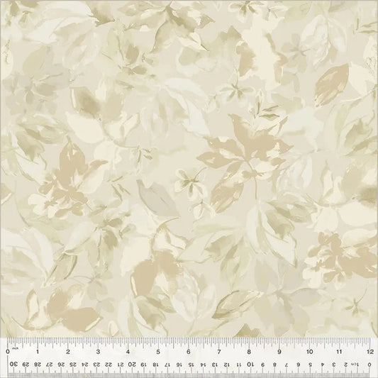 Beige Lush Parchment Wideback Cotton Fabric Per Yard