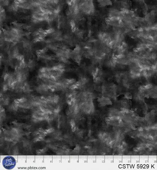 Black Grey Color Stories Cotton Wideback Fabric per yard