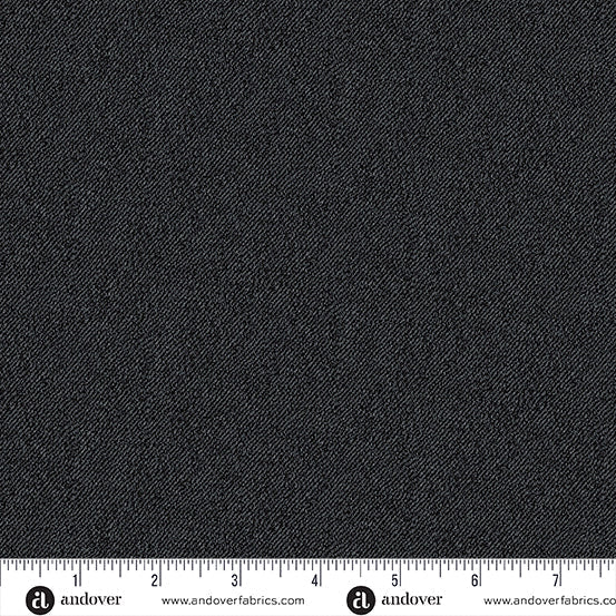 Black Phosphor Cotton Wideback Fabric Per Yard