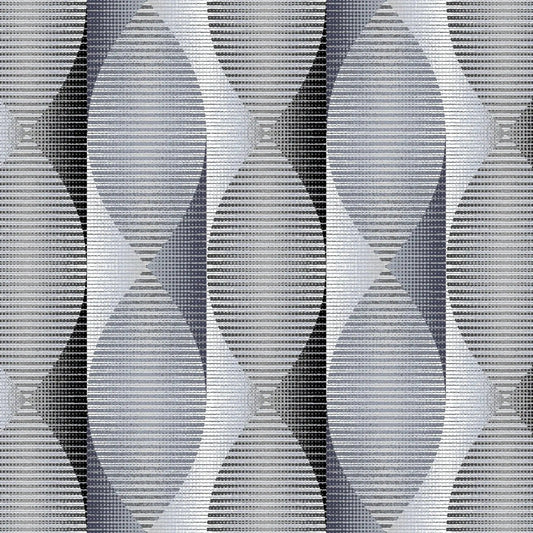 Black Twisted Ribbon Cotton Wideback Fabric Per Yard