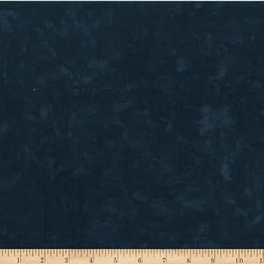 Black Watercolor Waves Batik Wideback Fabric per yard