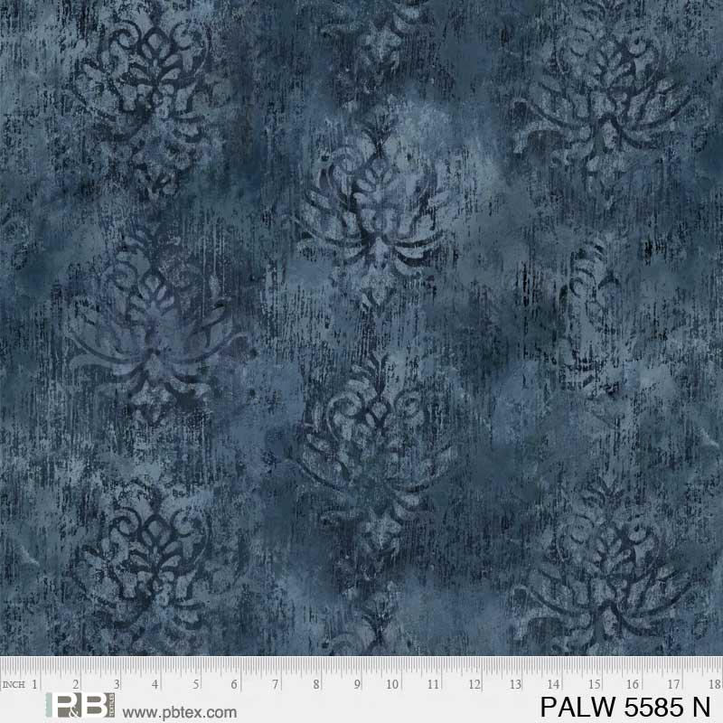 Blue Denim Palazzo Cotton Wideback Fabric Per Yard