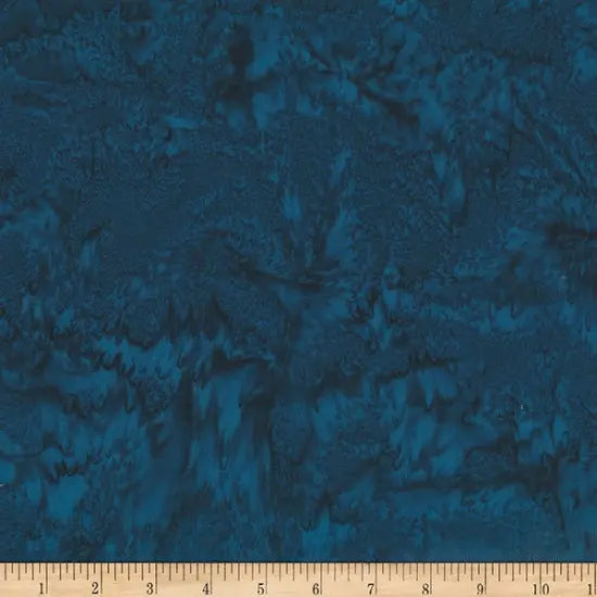 Blue Moonstruck Watercolor Waves Wideback Fabric per yard