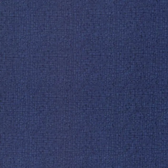 Blue Navy Thatched Cotton Wideback Fabric Per Yard