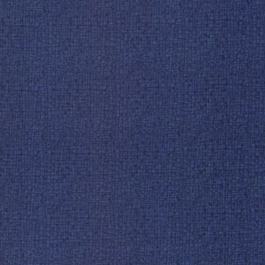 Blue Navy Thatched Cotton Wideback Fabric Per Yard