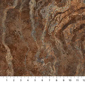 Brown Iron Ore Stonehenge Ombre Cotton Wideback Fabric Per Yard