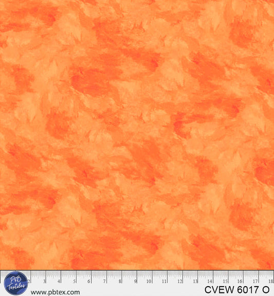 Crushed Velvet Orange Cotton Wideback Fabric per yard