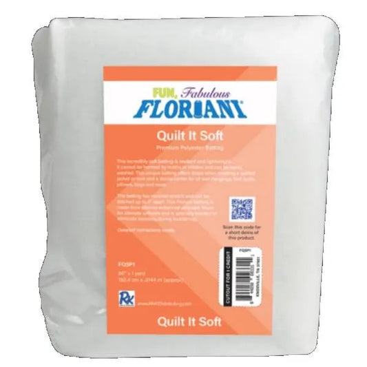 Floriani Quilt It Soft Batting Polyester 60" x 1 yd