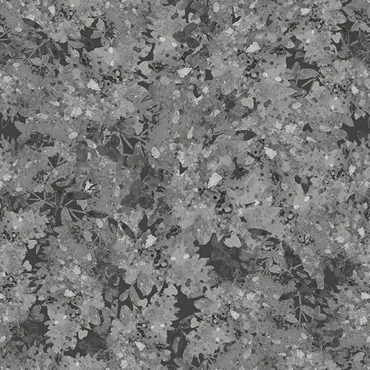 Gray Dark Mirage Cotton Wideback Fabric per yard