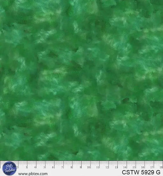 Green Color Stories Cotton Wideback Fabric per yard