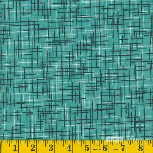 Green Dusty Turqupise Flannel Wideback Fabric per yard