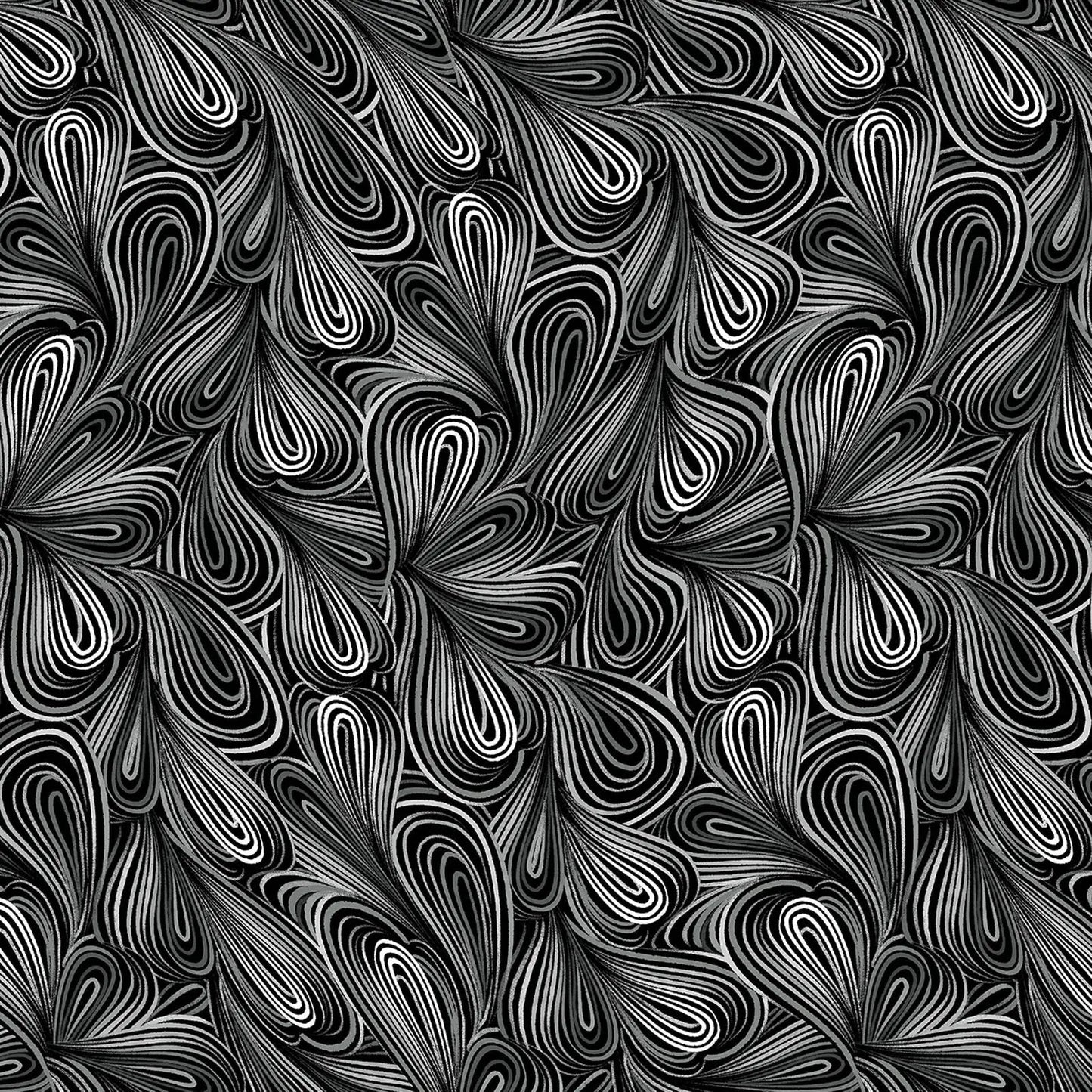 Gray Color Flow Cotton Wideback Fabric per yard