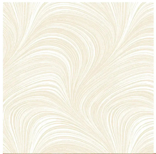 Natural Cream Color Wave Texture Flannel Wideback Fabric Per Yard