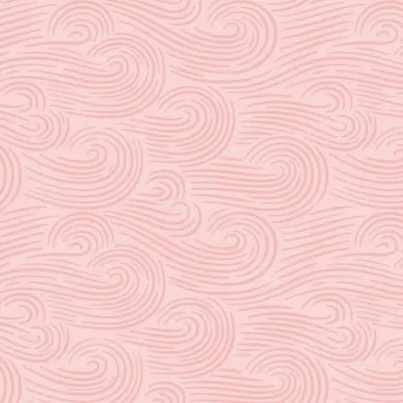 Pink Spring Breeze Naturally Wild Quilter's Weight Cotton Wideback Fabric per yard