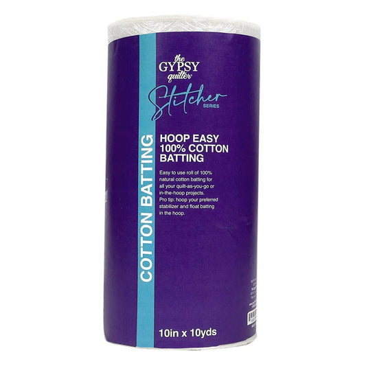 The Gypsy Quilter Cotton Batting 10in x 10yds