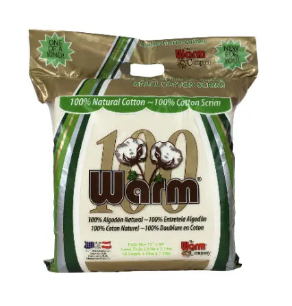 Warm 100 Ultra Clean Natural Cotton + 100% Cotton Scrim